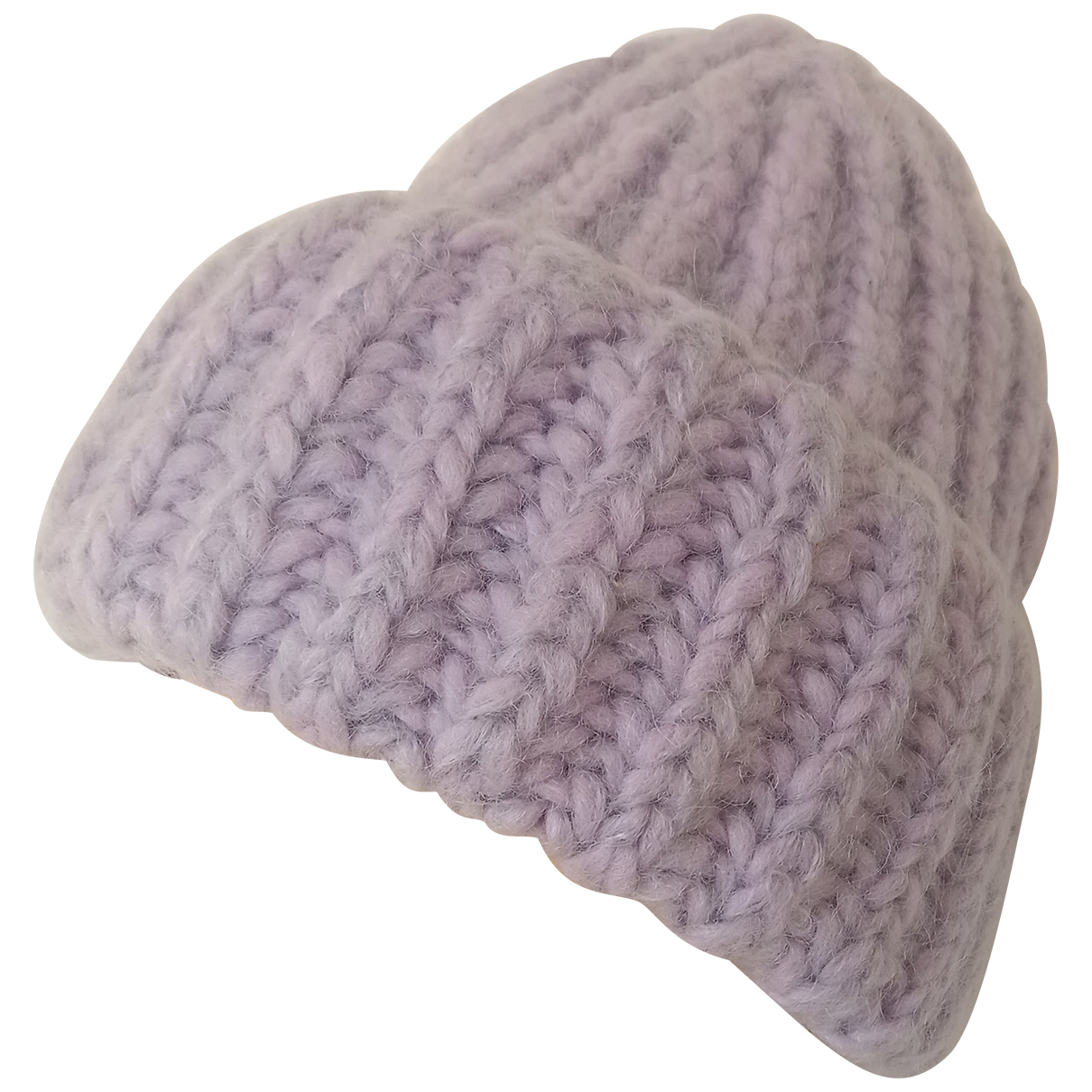 Wool beanie Acne Studios Purple size M 